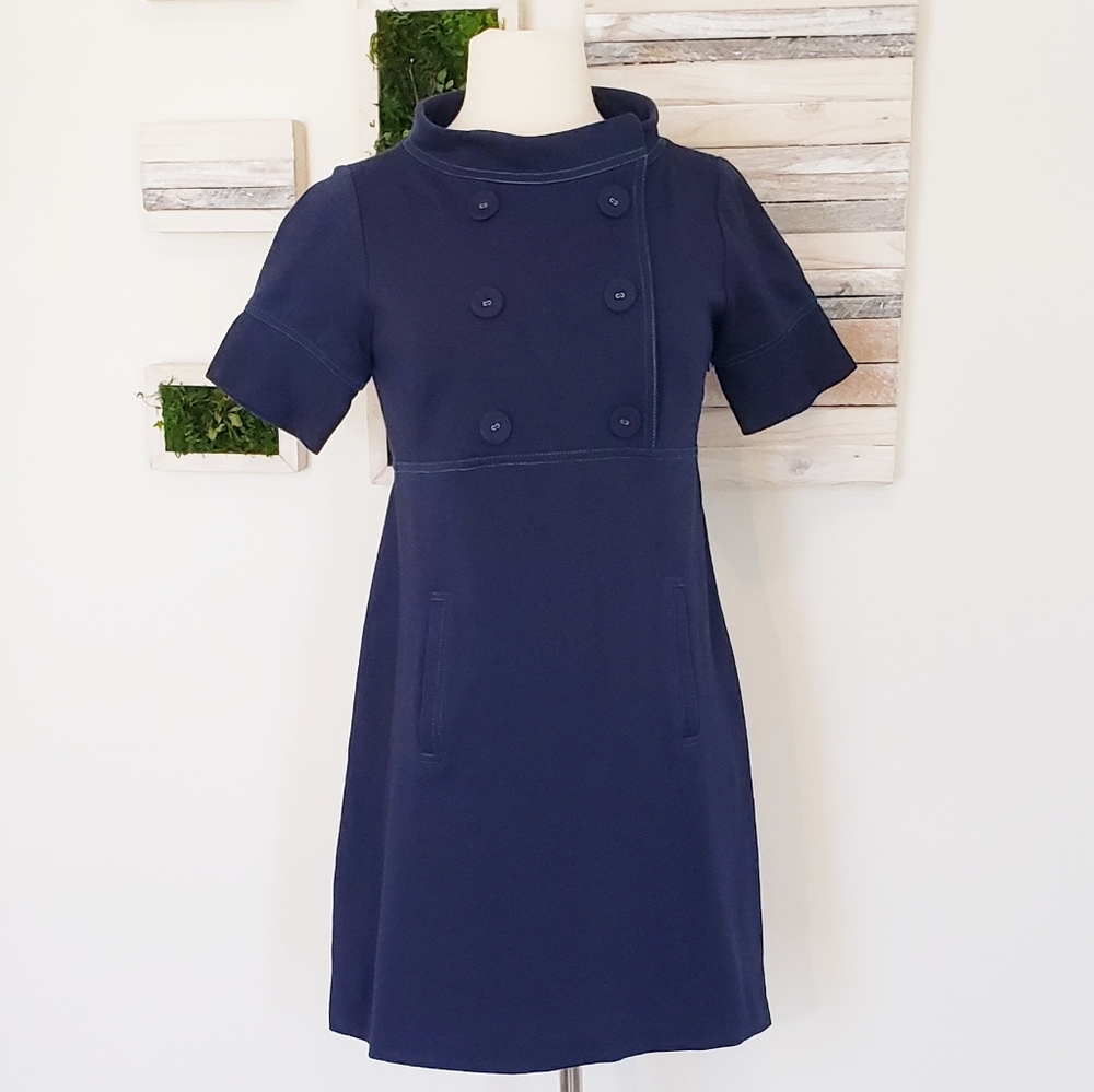 Laundry by Shelli Segal button detail mini dress 6